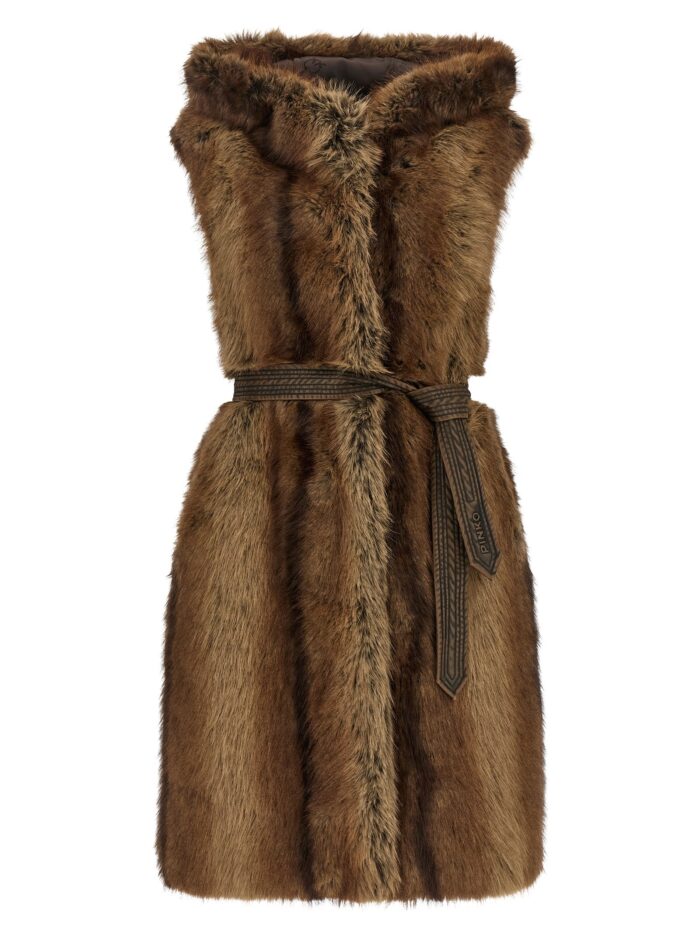 pinko 'galearis' faux fur vest Pinko 'Galearis' Faux Fur Vest