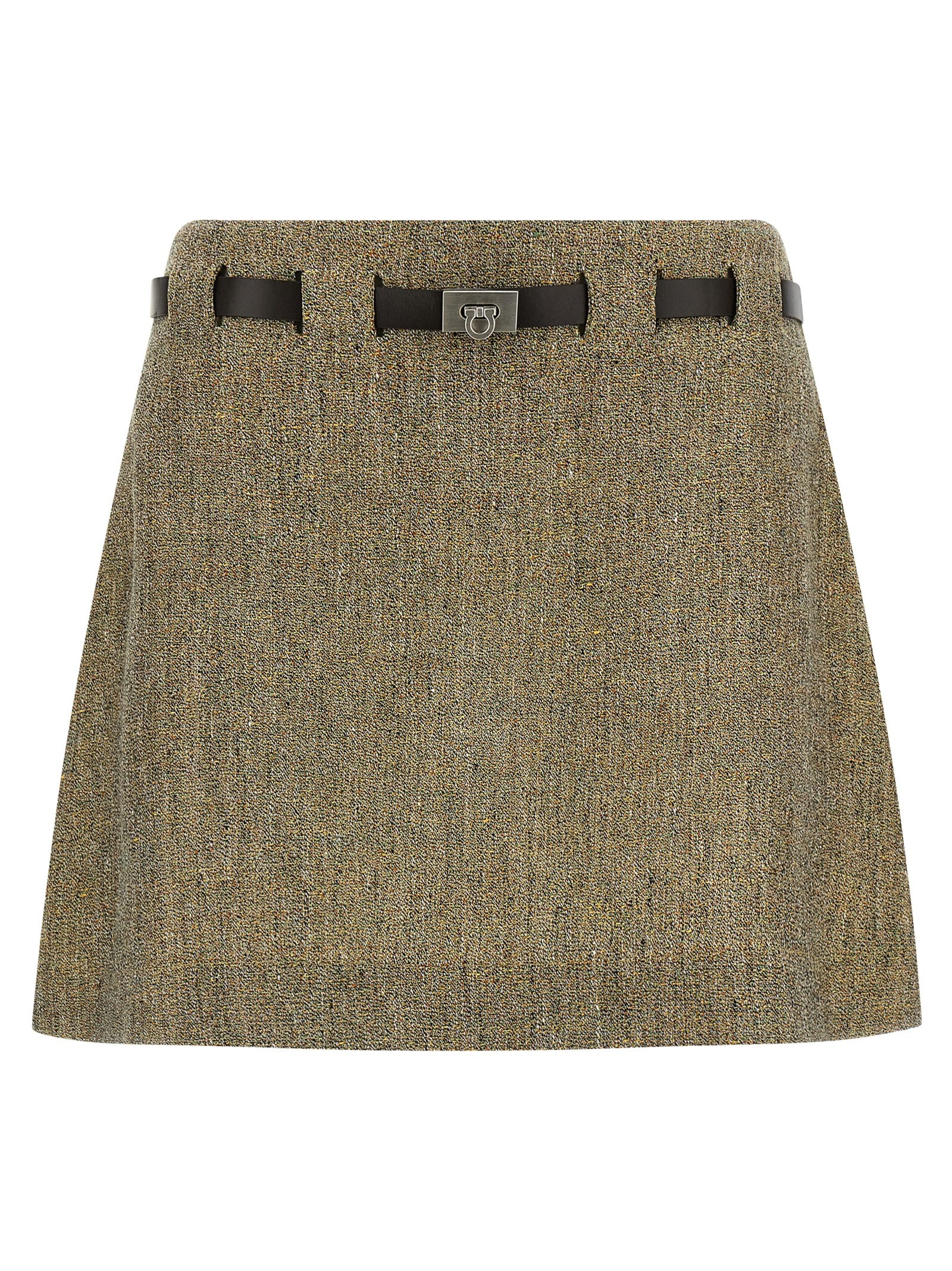Ferragamo 'Gancini' Belt Skirt