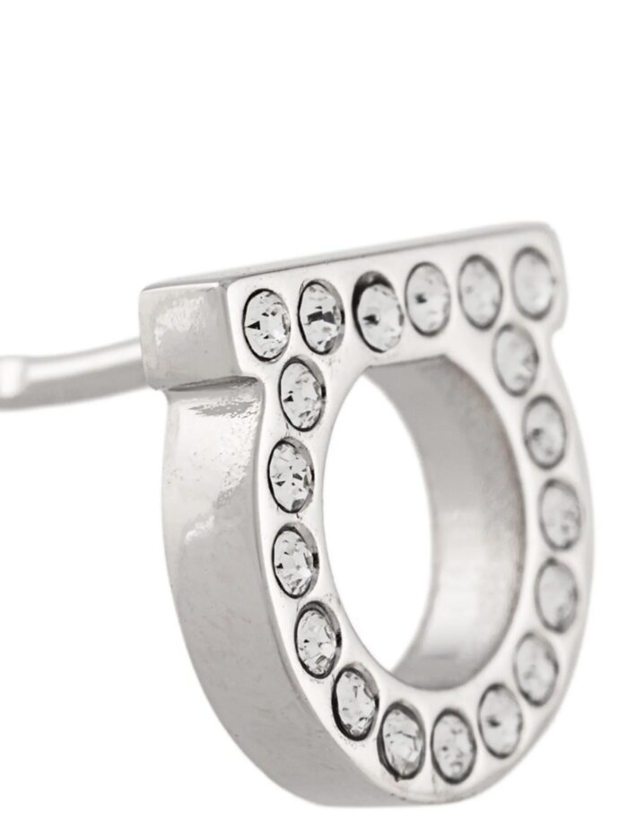 Ferragamo 'Gancini Cristalli Piccoli' Earrings
