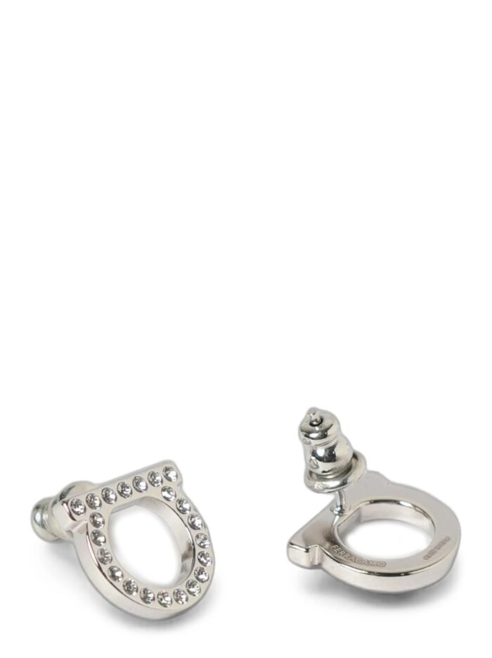 Ferragamo 'Gancini Crystals' Earrings