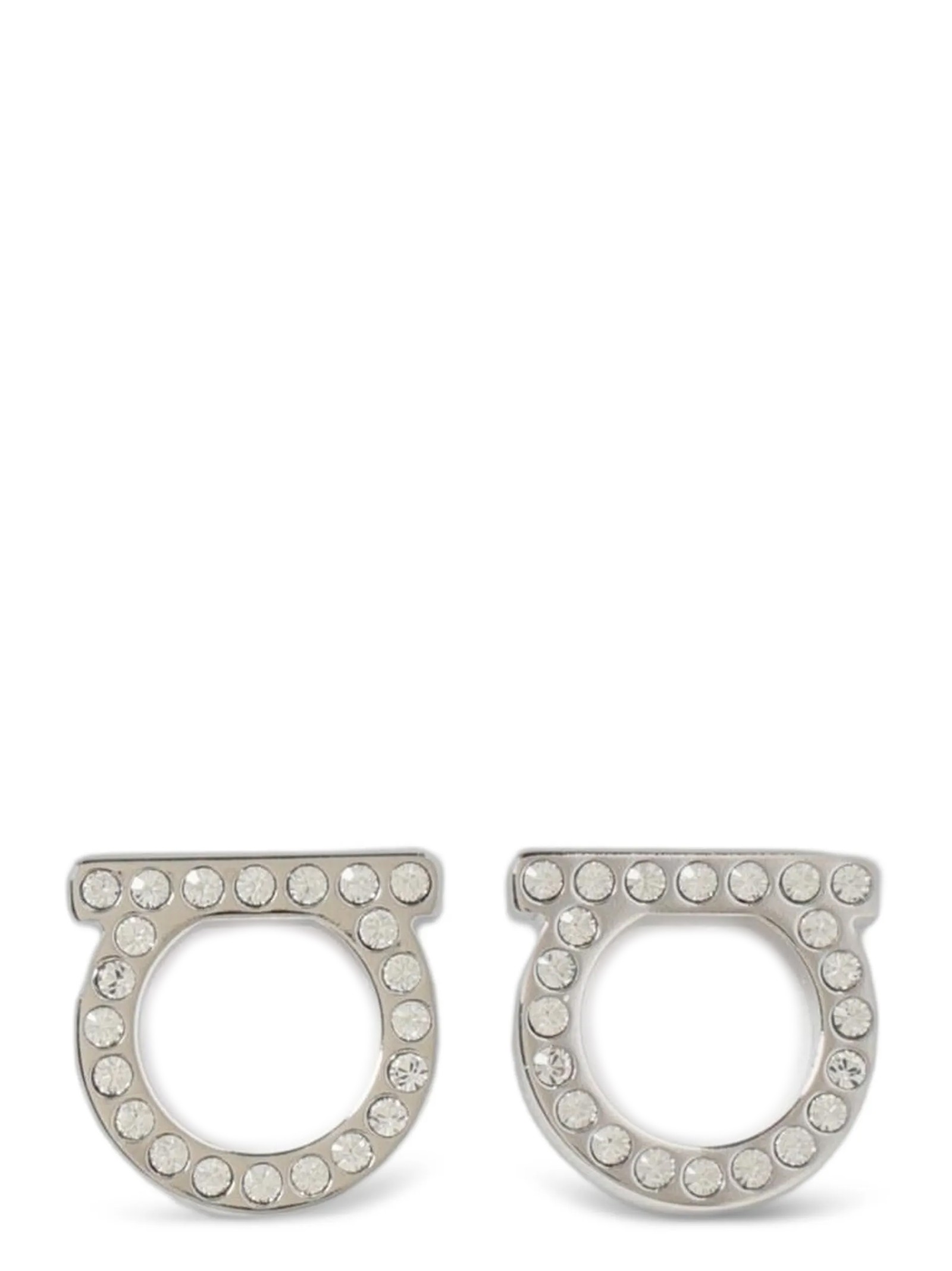 Ferragamo 'Gancini Crystals' Earrings