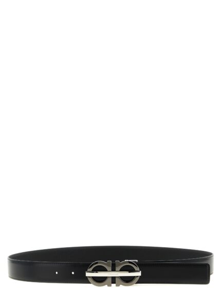 Ferragamo 'Gancini' Reversible Belt