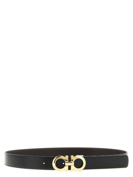 Ferragamo 'Gancini' Reversible Belt