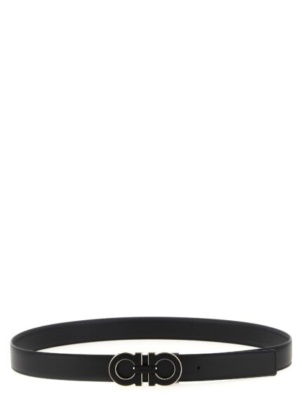 Ferragamo 'Gancini' Reversible Belt