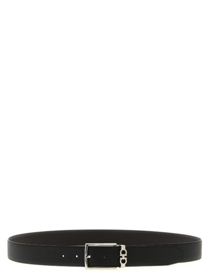 Ferragamo 'Gancini' Reversible Belt