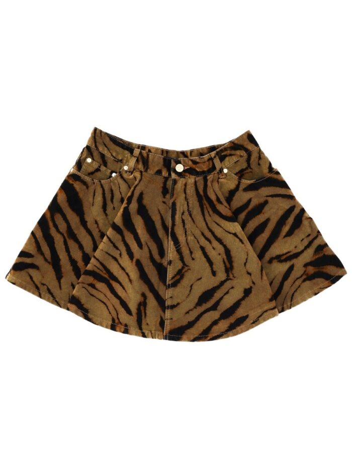 GANNI ANIMAL MINISKIRT