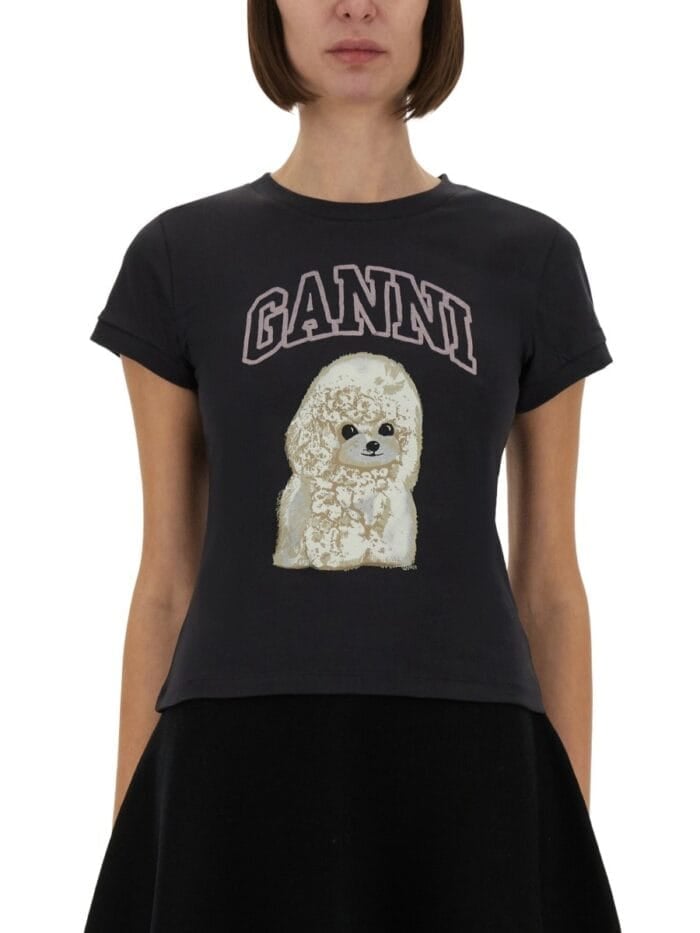 GANNI BABY FIT T-SHIRT