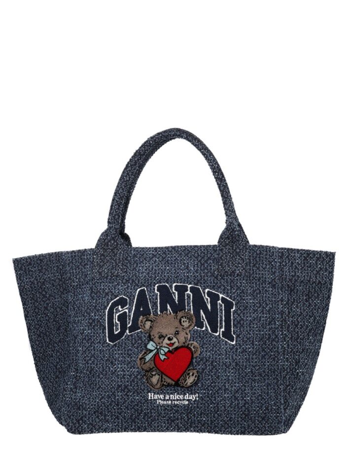 GANNI BAG "TRAPEZE BEAR" MEDIUM