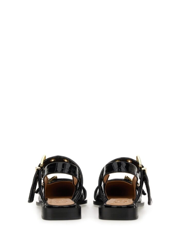 GANNI BALLERINA WITH BUCKLE