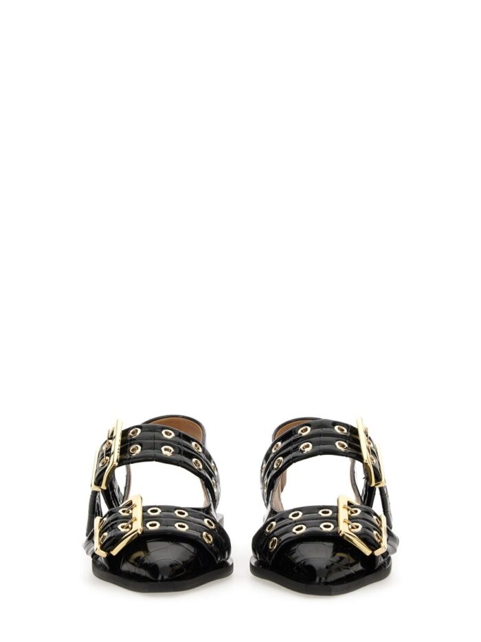 GANNI BALLERINA WITH BUCKLE