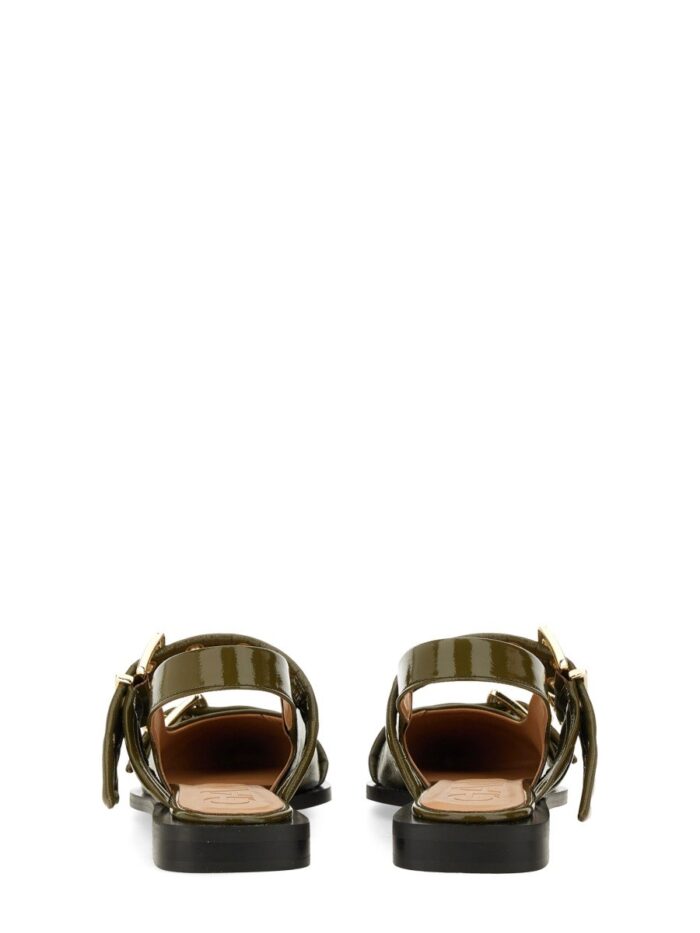 GANNI BALLERINA WITH BUCKLE