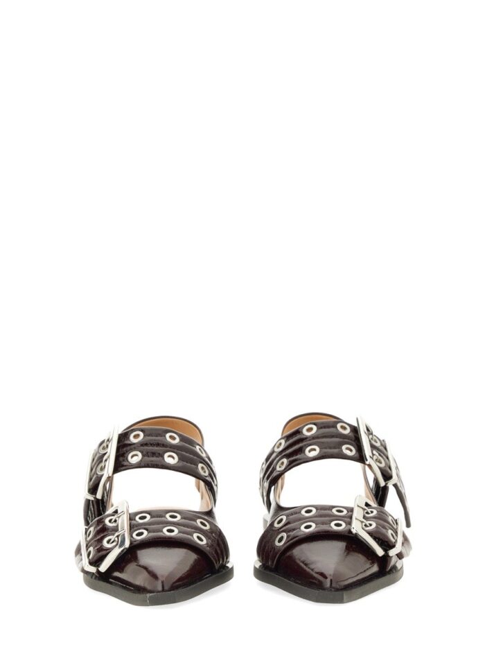 GANNI BALLERINA WITH BUCKLE