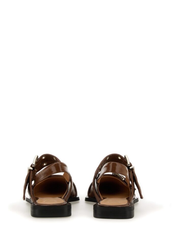 GANNI BALLERINA WITH BUCKLE