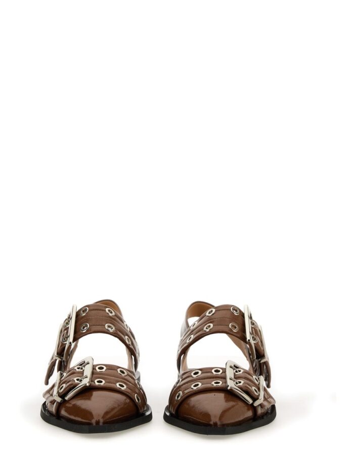 GANNI BALLERINA WITH BUCKLE