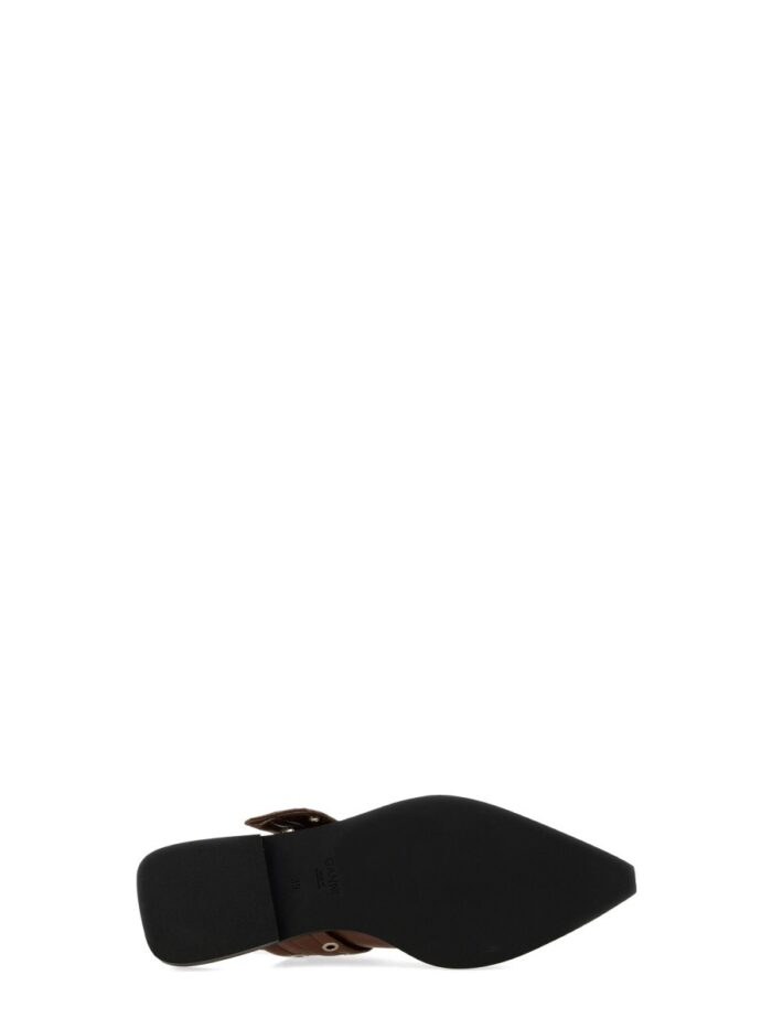 GANNI BALLERINA WITH BUCKLE