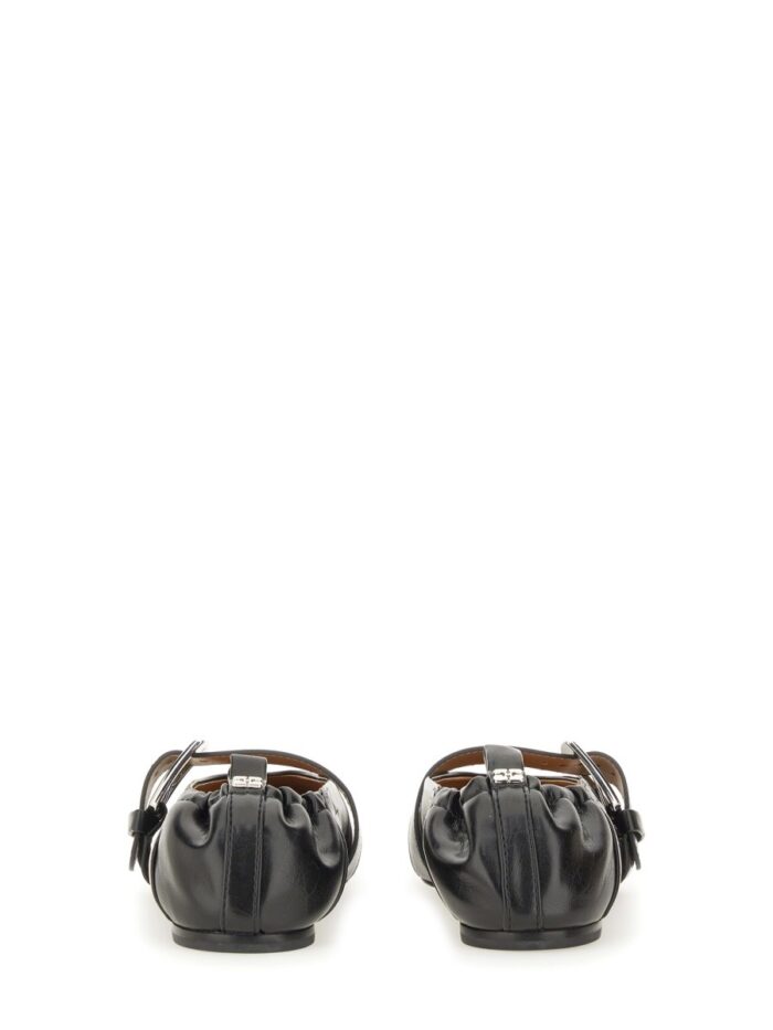 GANNI BALLERINA WITH BUCKLE STRAP