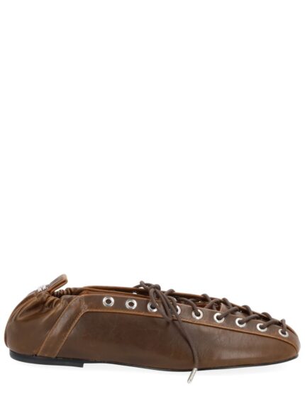 GANNI BALLERINA WITH LACES