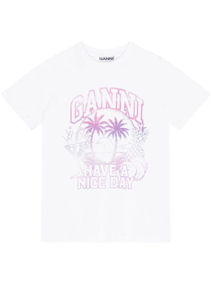 GANNI Basic Jersey T-shirt