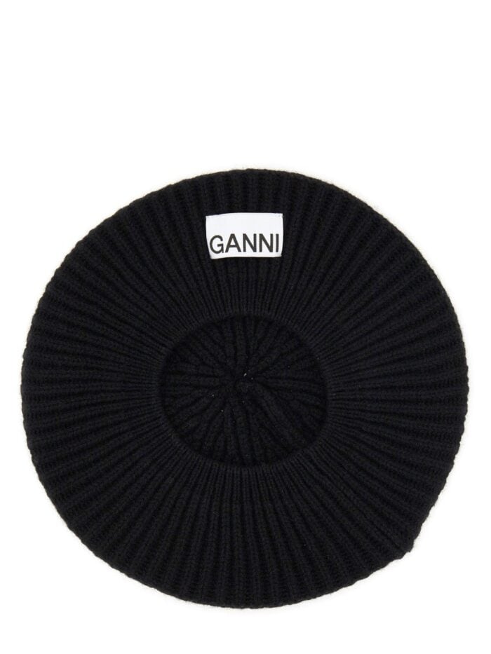 GANNI BERRETTO IN MAGLIA A COSTE