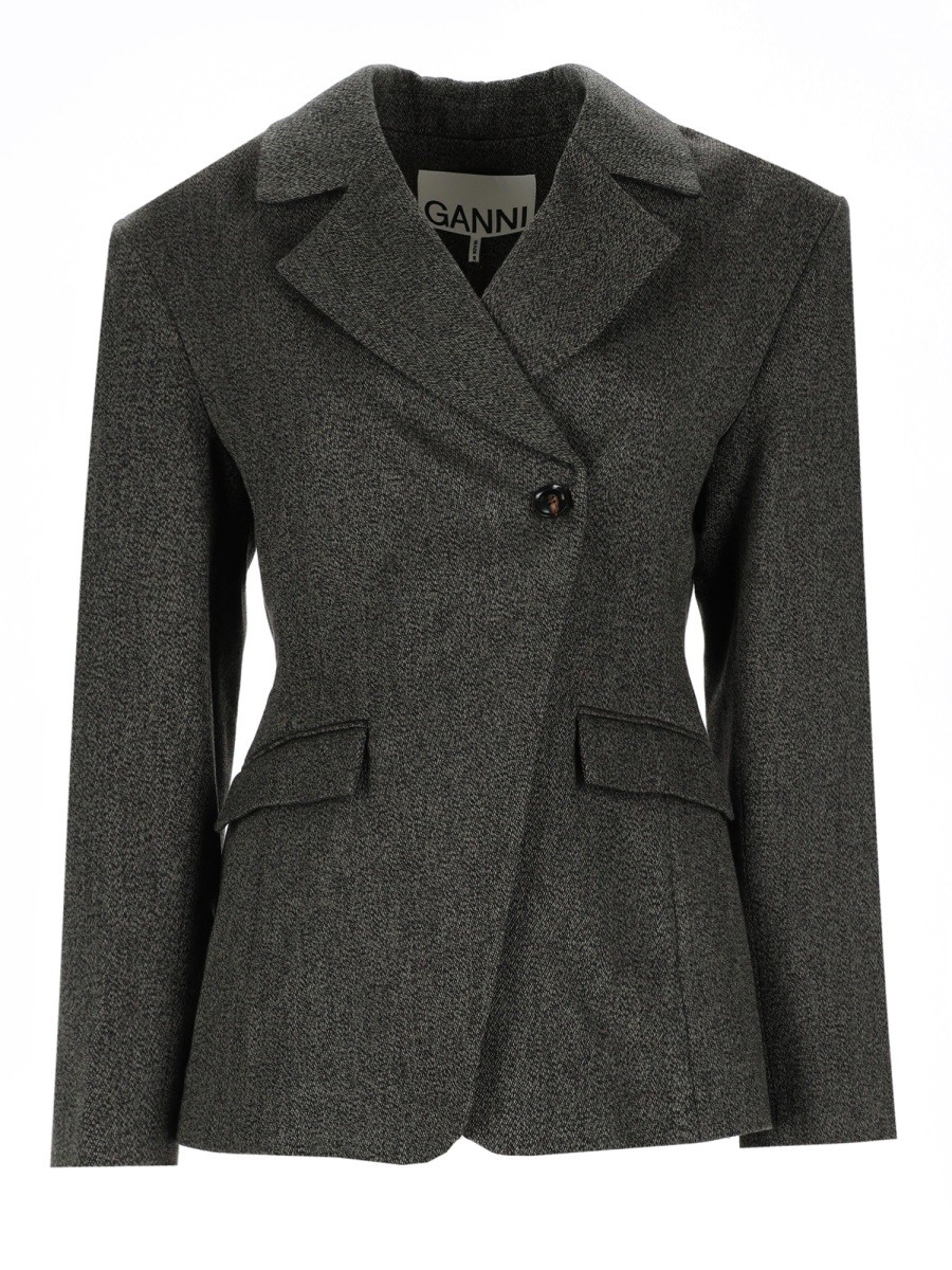 GANNI BLAZER "MOULINE"