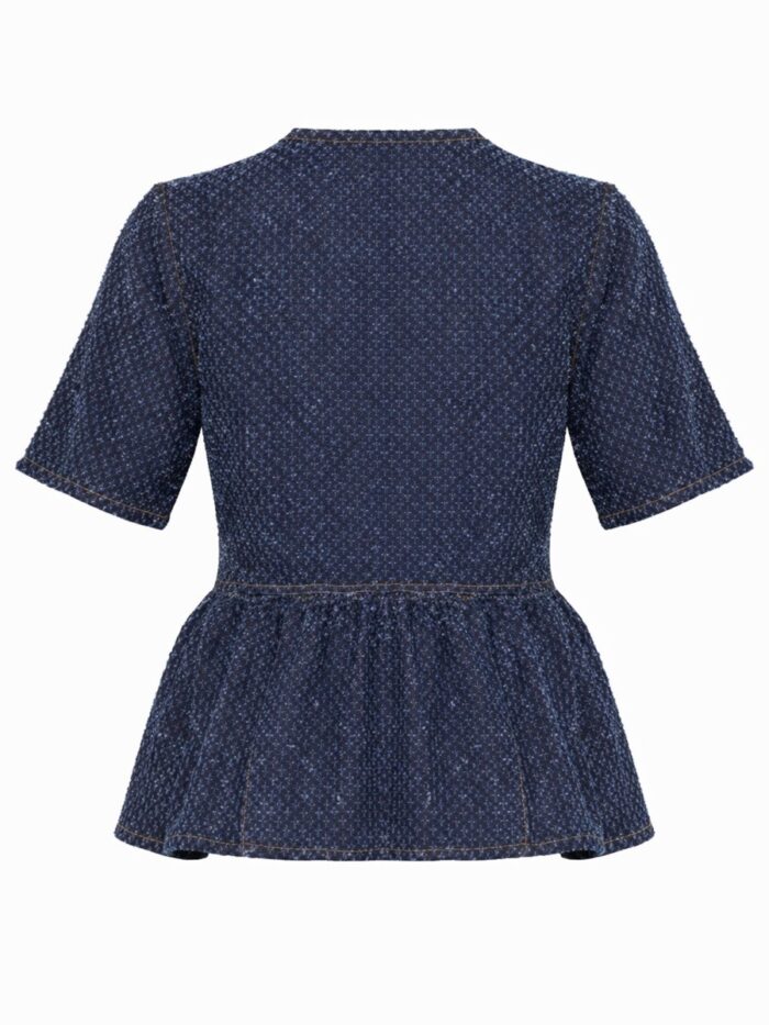 GANNI BLUSA "PEPLUM"