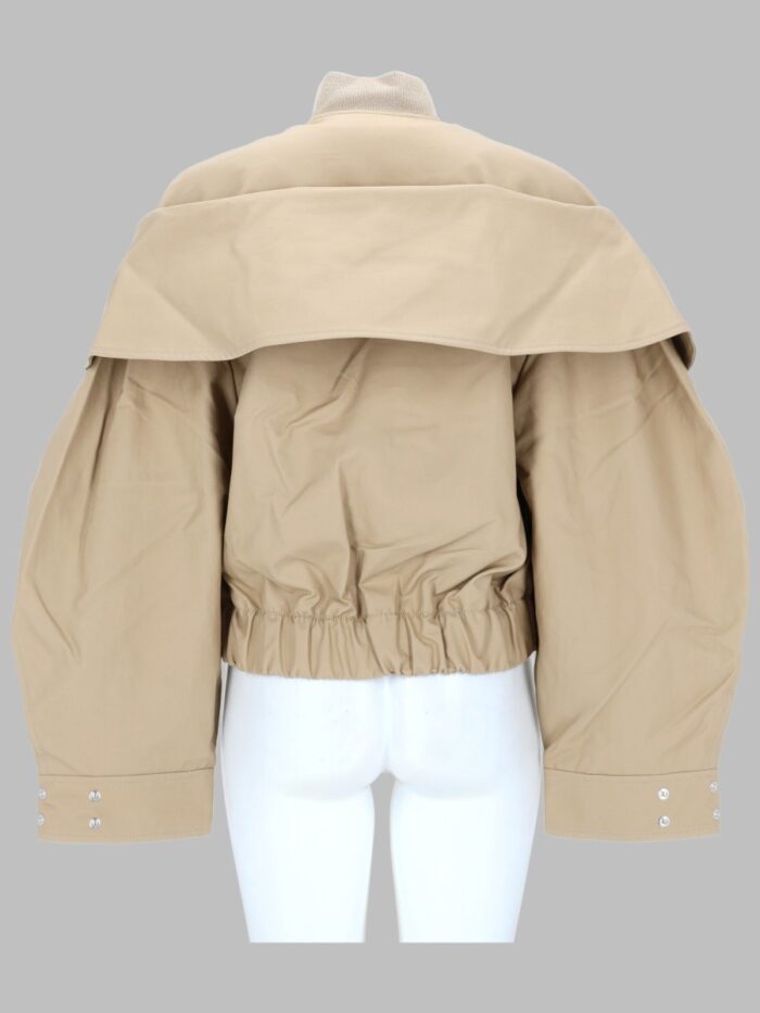 GANNI BOMBER IN COTONE