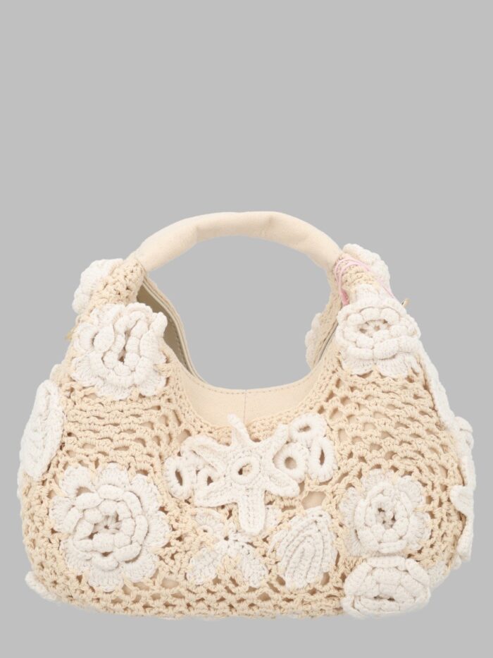 GANNI BORSA HOBO MINI IN CROCHET
