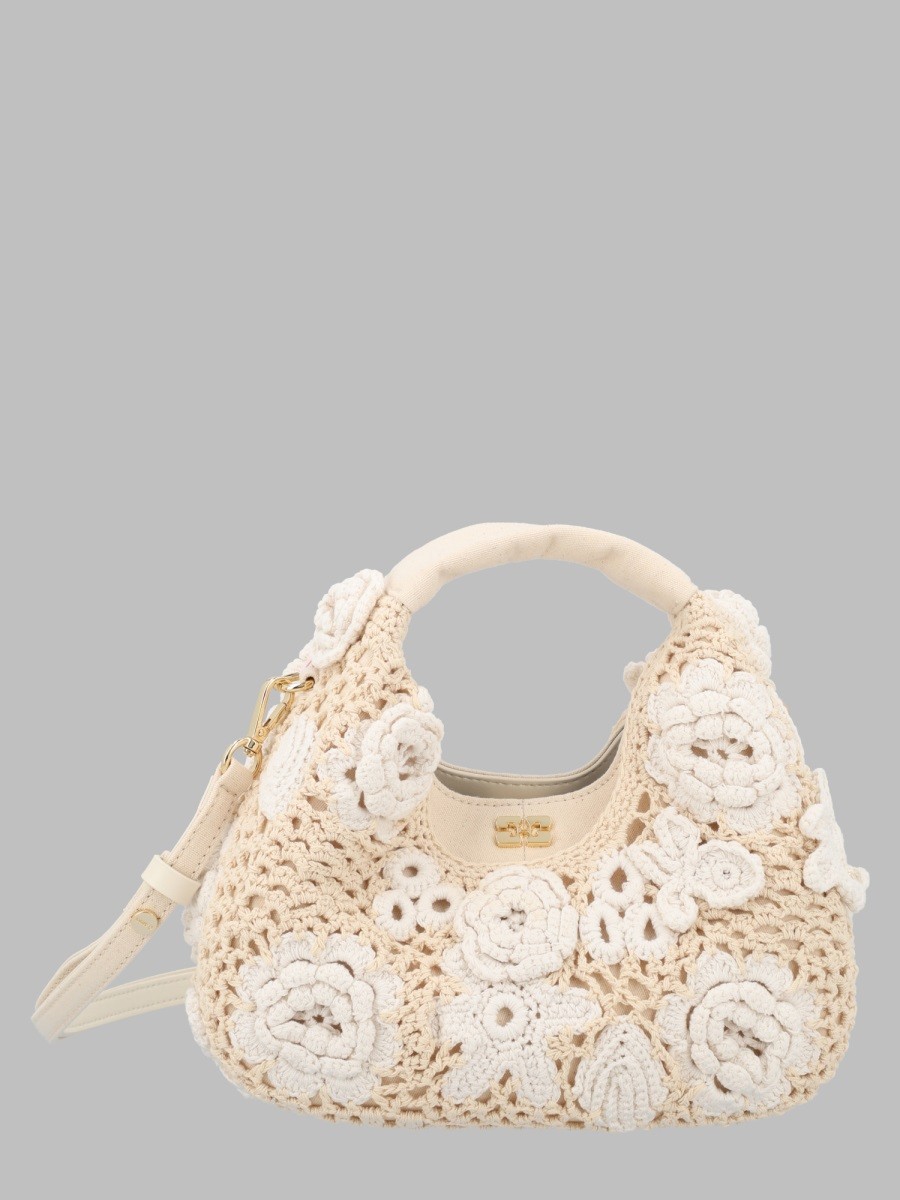 GANNI BORSA HOBO MINI IN CROCHET