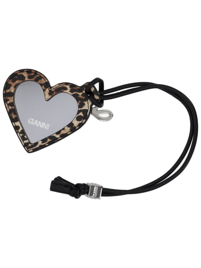 GANNI "BOU HEART" KEYCHAIN