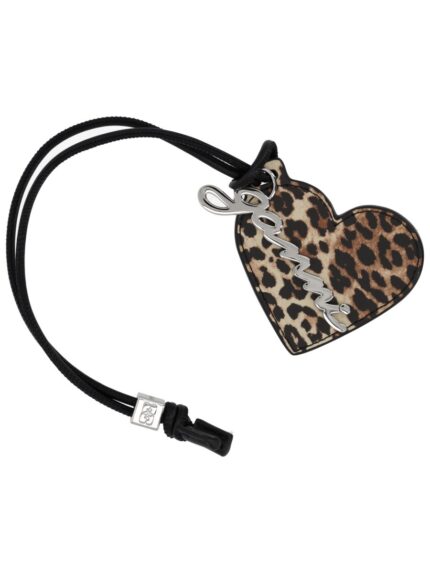 GANNI "BOU HEART" KEYCHAIN