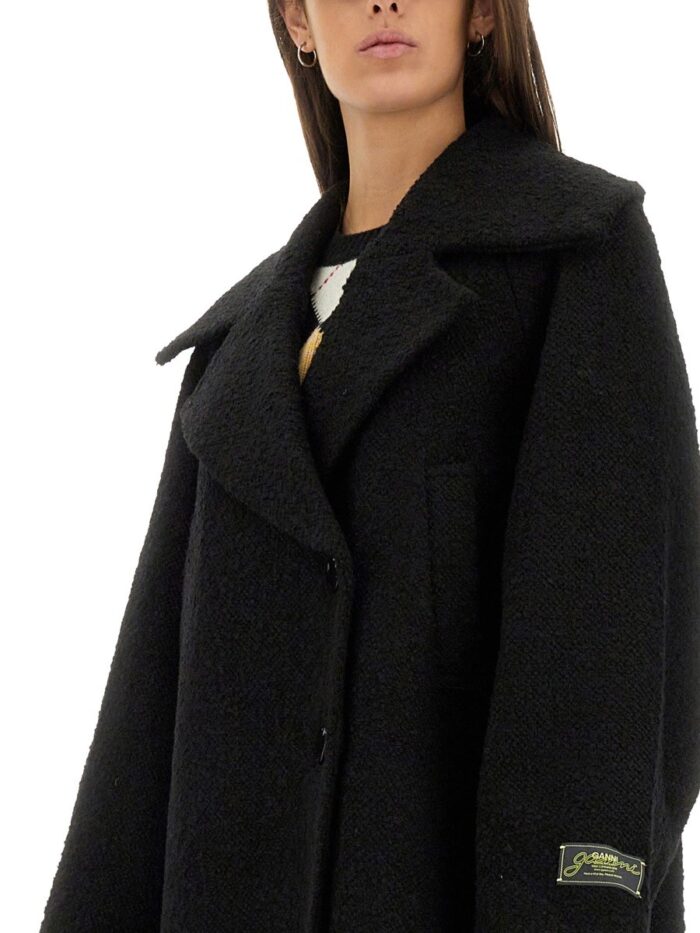 GANNI BOUCLE COAT