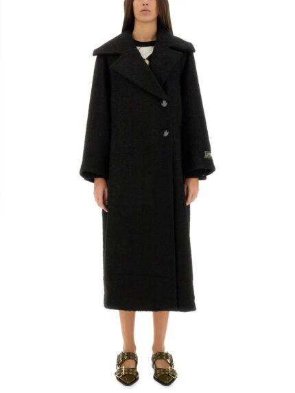 GANNI BOUCLE COAT