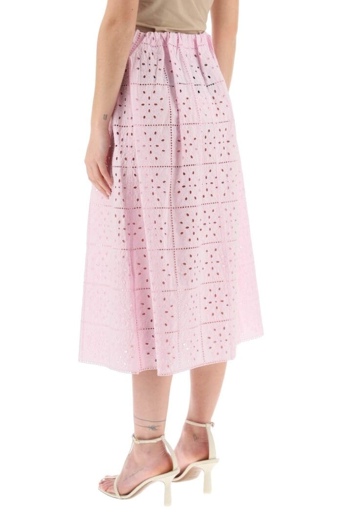 Ganni Broderie Anglaise Skirt