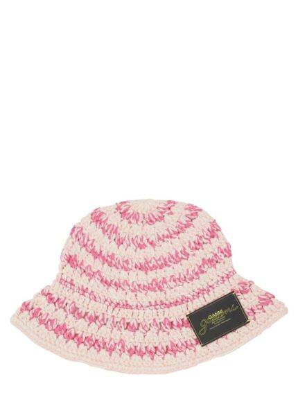GANNI BUCKET HAT IN CROCHET
