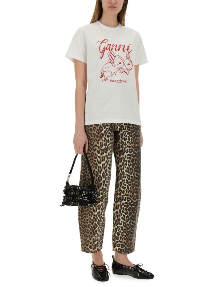 GANNI "BUNNY" T-SHIRT