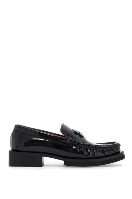 GANNI Butterfly Logo Loafers