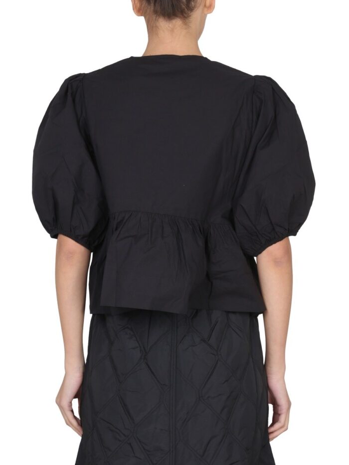 GANNI CAMICIA IN POPELINE