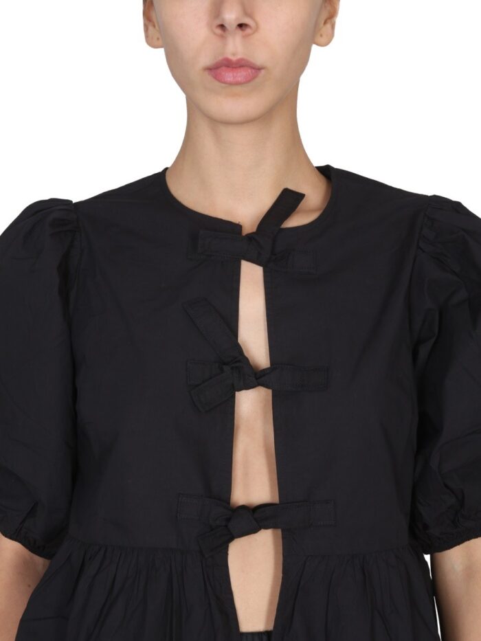 GANNI CAMICIA IN POPELINE