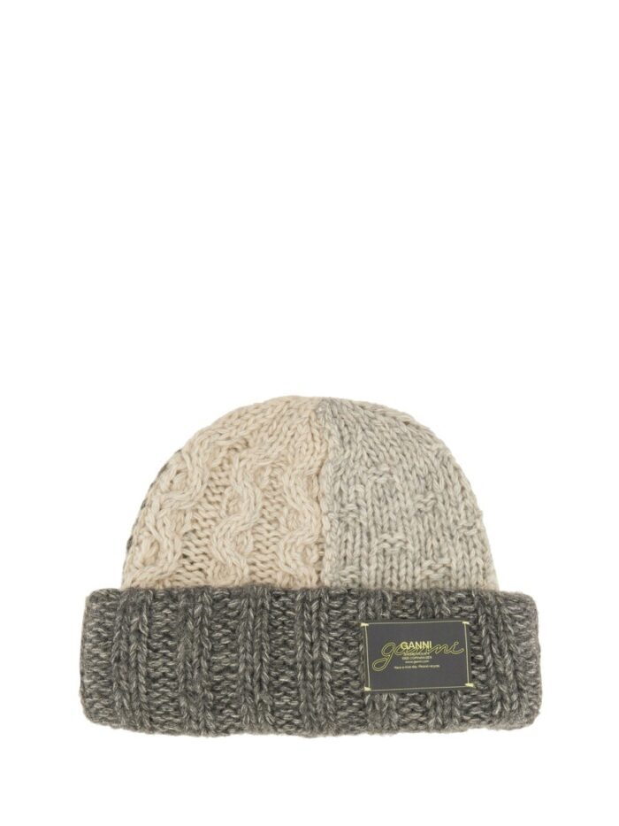 GANNI CAP WITH LOGO