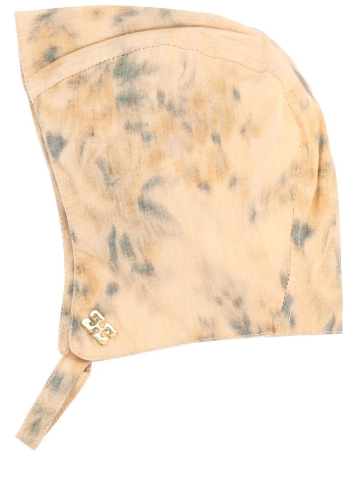 ganni cap with print GANNI CAP WITH PRINT