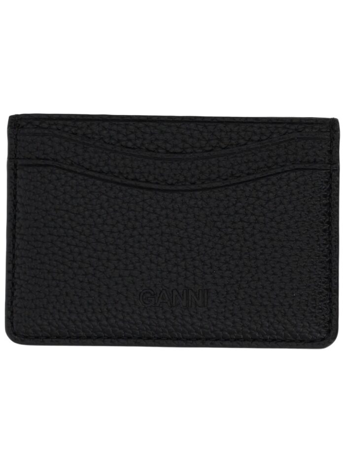 GANNI CARD HOLDER WITH LOGO