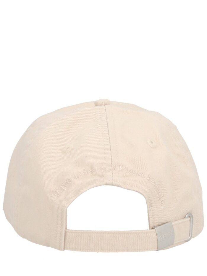 GANNI "CAT" BASEBALL HAT WITH LOGO