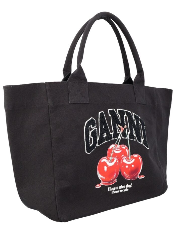 GANNI "CHERRY" TOTE BAG