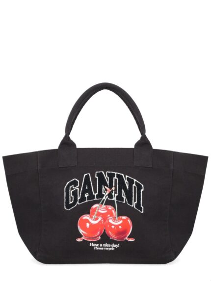 GANNI "CHERRY" TOTE BAG