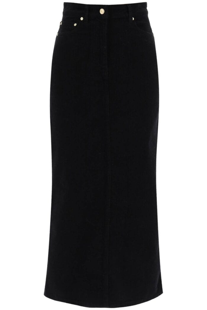 Ganni Corduroy Column Skirt