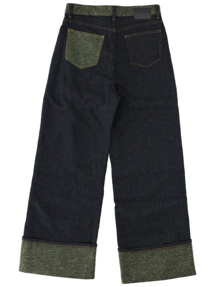 GANNI COTTON DENIM JEANS