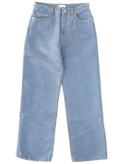 GANNI COTTON DENIM JEANS