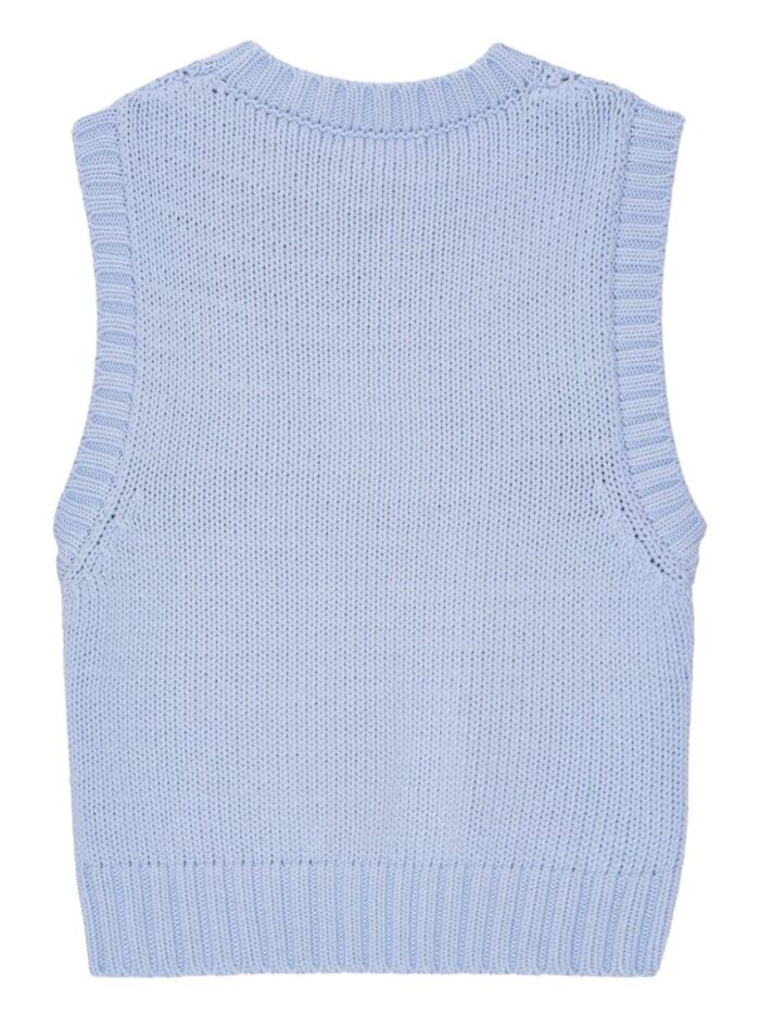 GANNI Cotton Rope Vest