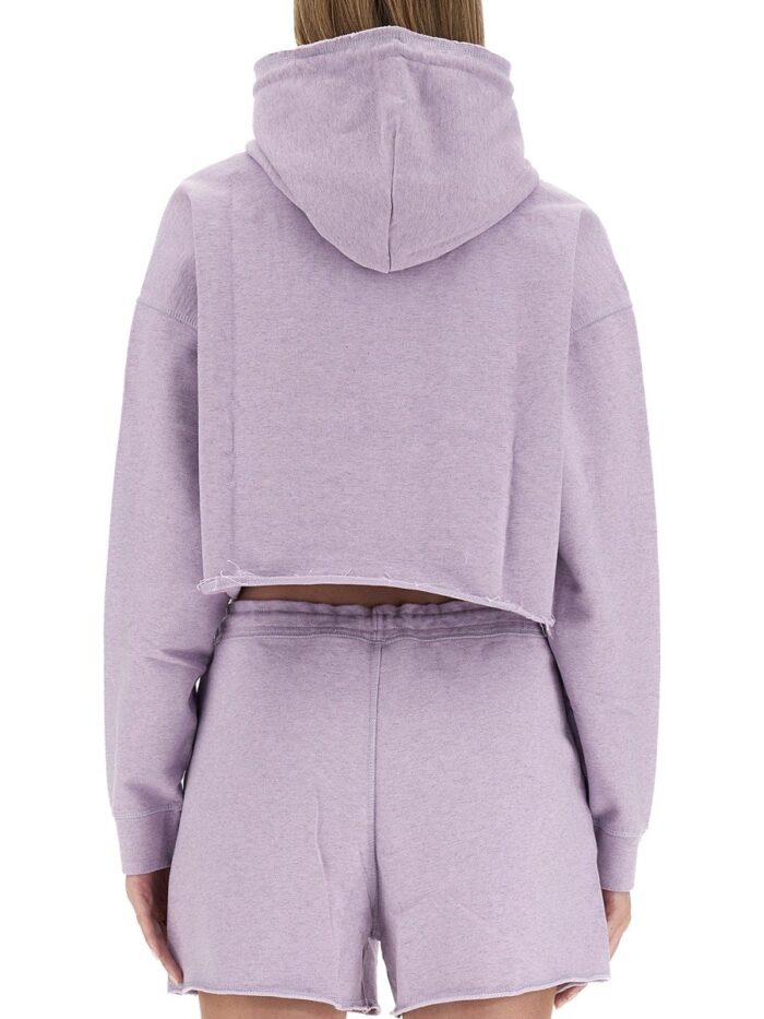 GANNI CROPPED SWEATSHIRT