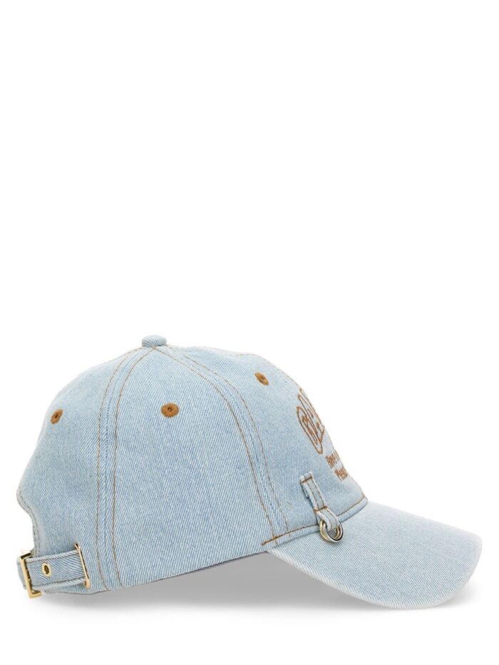 GANNI DENIM BASEBALL HAT